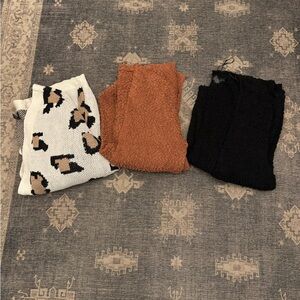 Rue21 Cardigan Bundle - Black, White, Orange